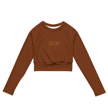 Crop top de poliéster RZ