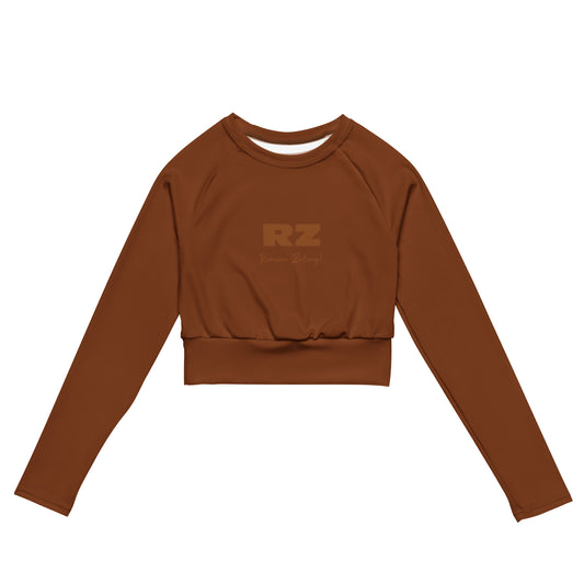 Crop top de poliéster RZ