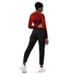 Crop top de poliéster RZ Rubí