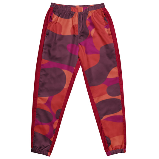 Pantalón RZ de chándal unisex camuflado vino rojo