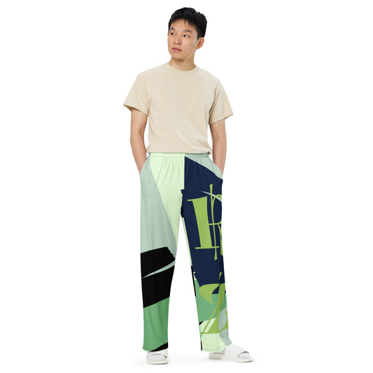 Pantalón ancho all over unisex RZ