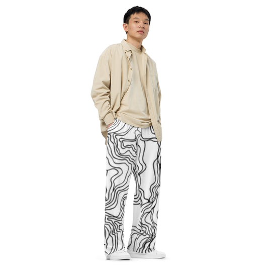 Pantalón ancho all over unisex RZ