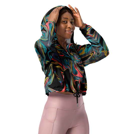 Cortavientos crop impermeable RZ mujer