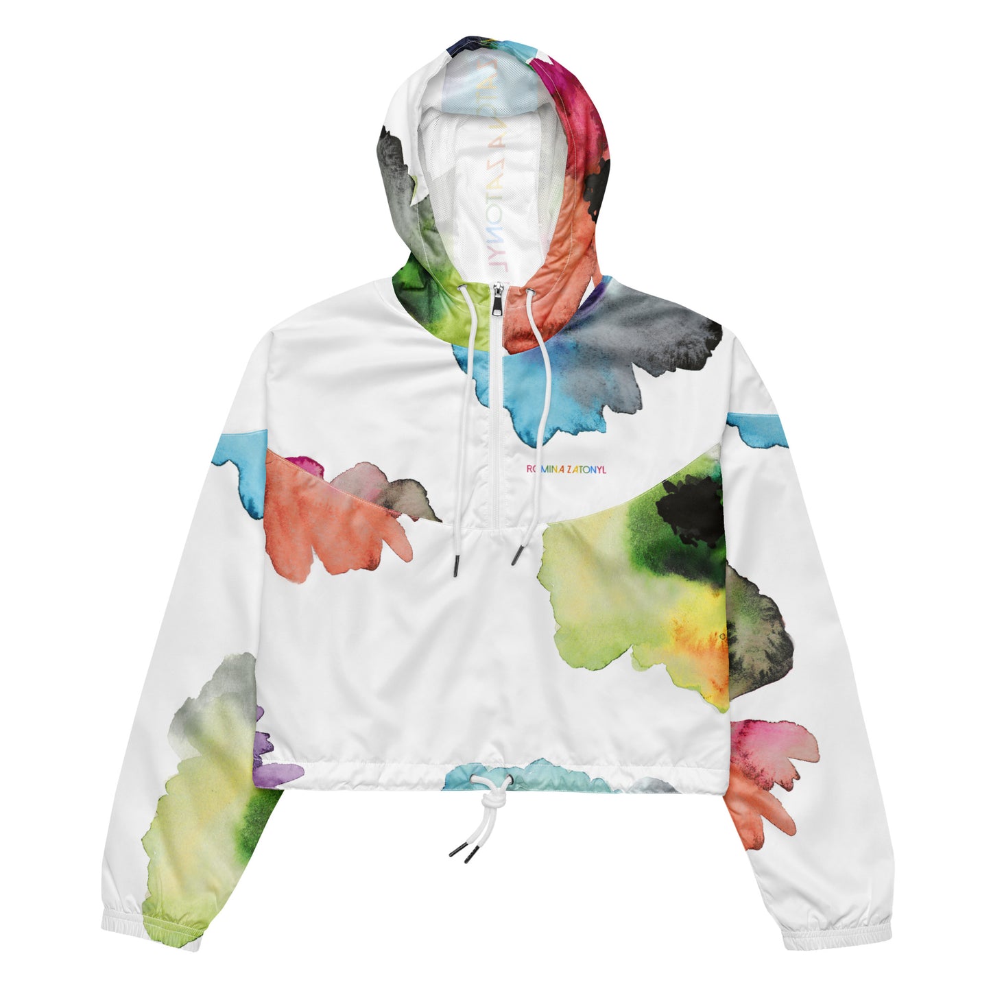 Cortavientos crop impermeable para mujer RZ