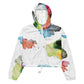 Cortavientos crop impermeable para mujer RZ