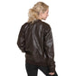 Chaqueta RZ bordada bomber piel vegana