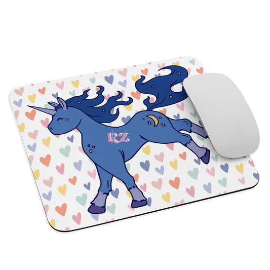Alfombrilla ratón unicornio azúl/RZ