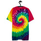 Camiseta oversize con efecto tie dye