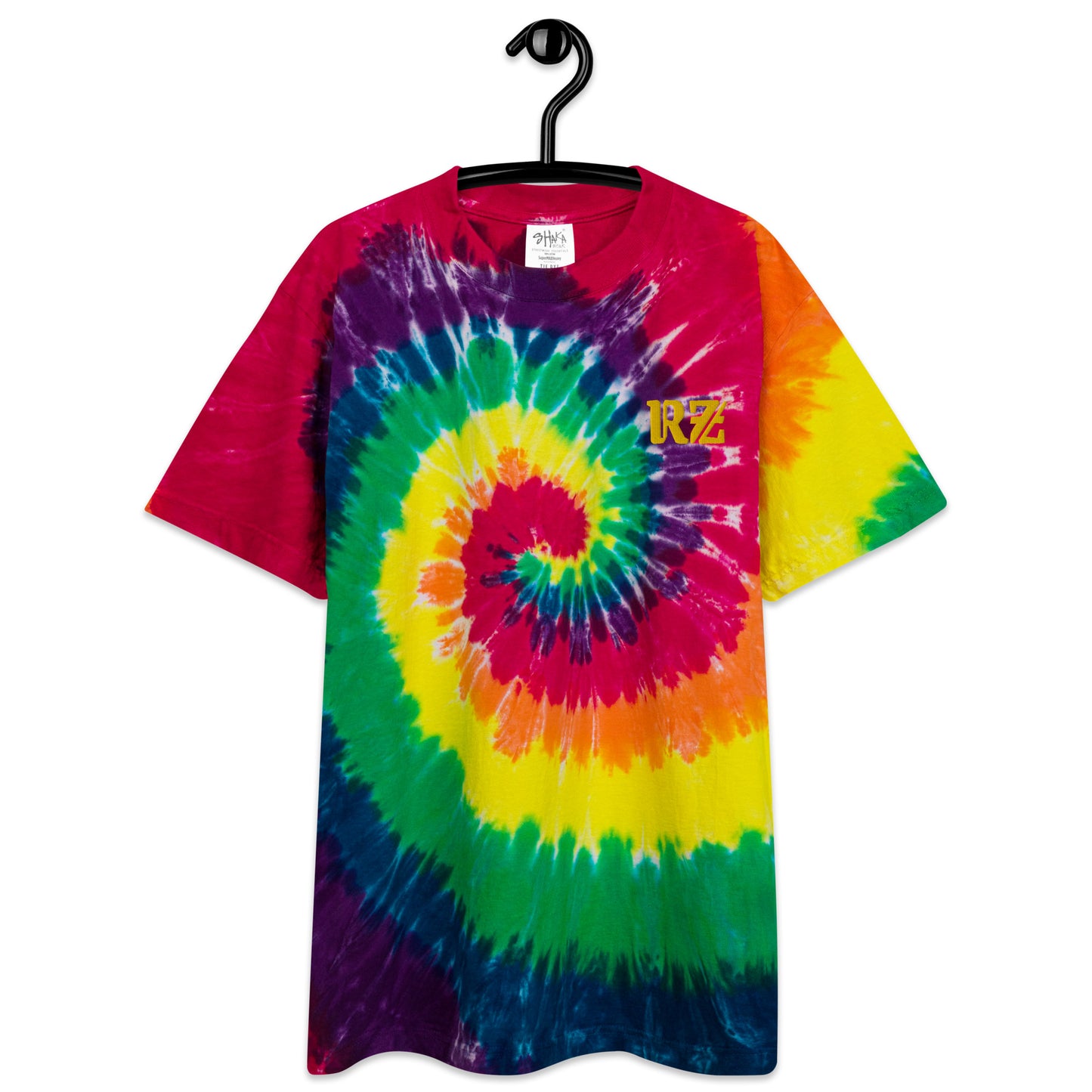 Camiseta oversize con efecto tie dye