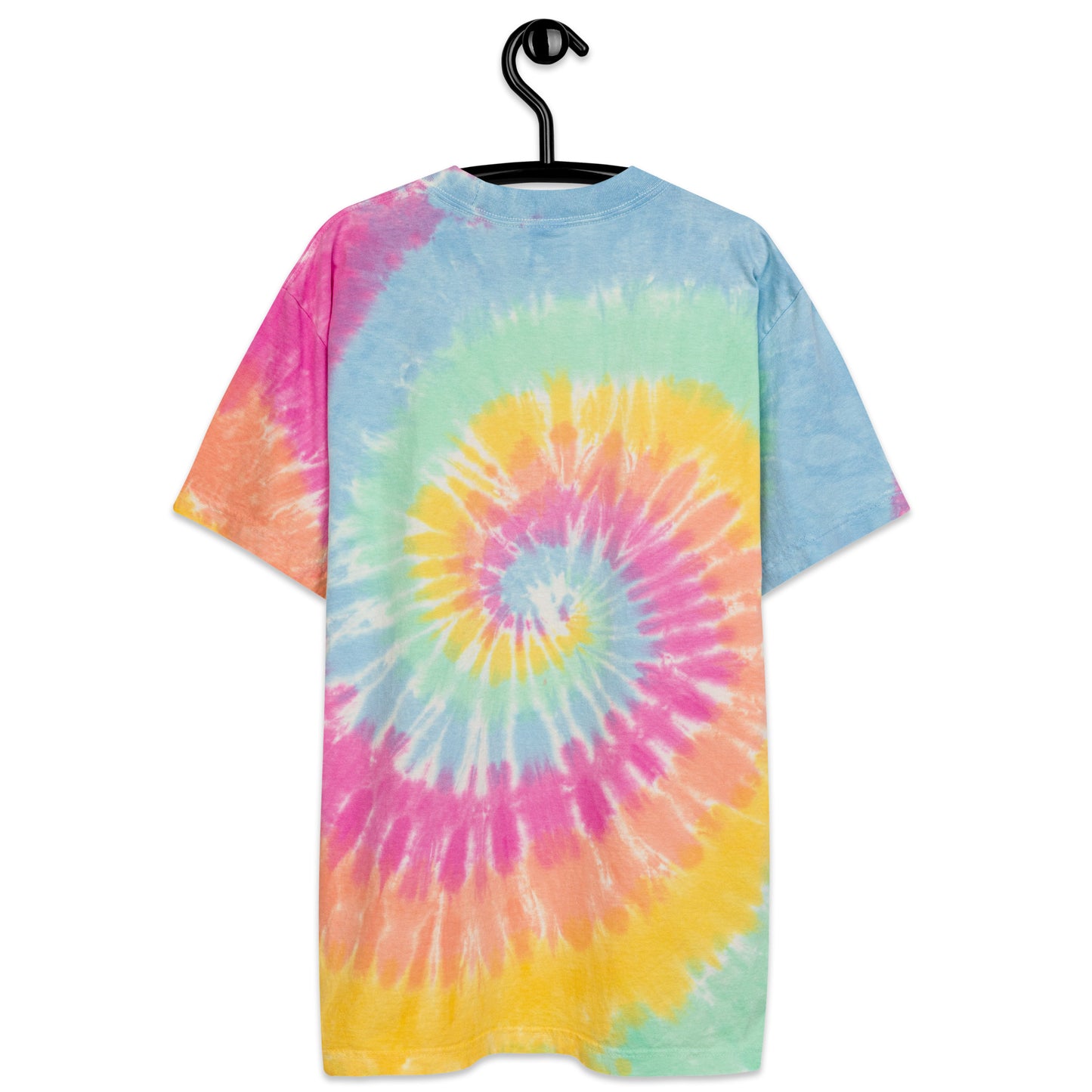 Camiseta oversize con efecto tie dye