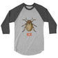 Camiseta con manga raglán tres cuartos RZ
