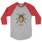 Camiseta con manga raglán tres cuartos RZ