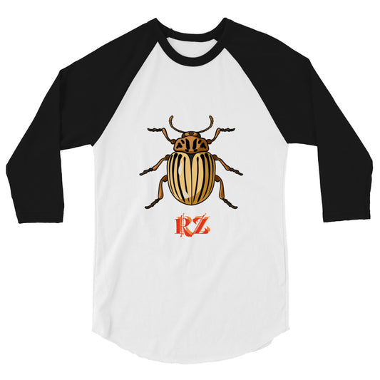 Camiseta con manga raglán tres cuartos RZ