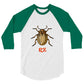 Camiseta con manga raglán tres cuartos RZ