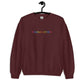 Sudadera RZ unisex, bordada y estampada