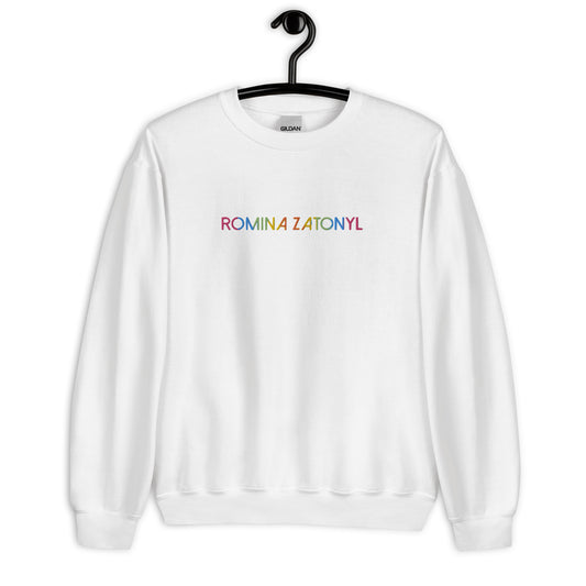 Sudadera RZ unisex, bordada y estampada