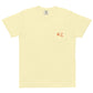 Camiseta con bolsillo teñida unisex RZ