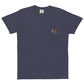 Camiseta con bolsillo teñida unisex RZ