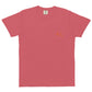 Camiseta con bolsillo teñida unisex RZ