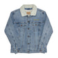 Unisex RZ Shearling Embroidered Denim Jacket