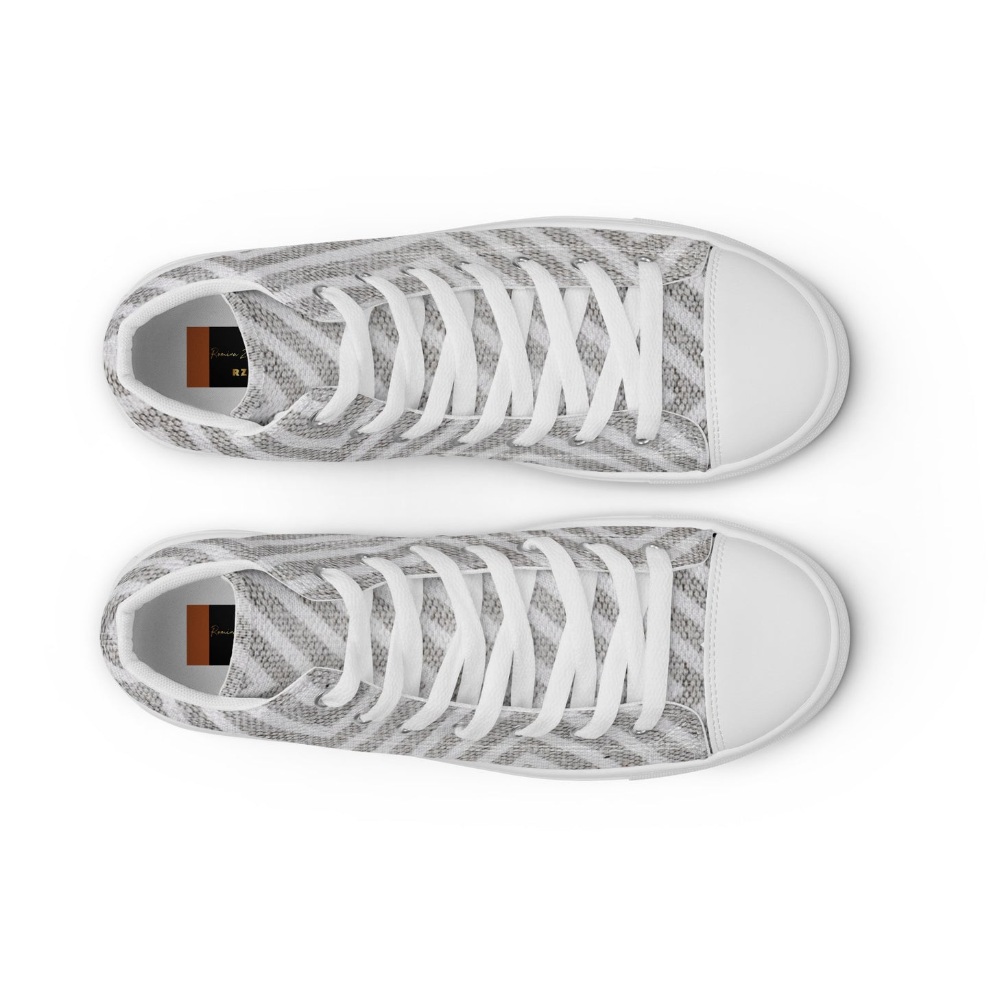 Zapatillas de lona de caña alta para mujer RZ
