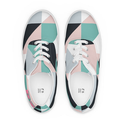 Zapatillas de lona con cordones para mujer RZ