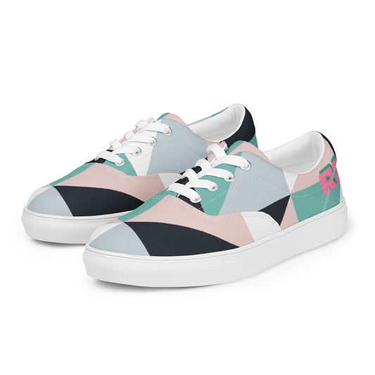 Zapatillas de lona con cordones para mujer RZ