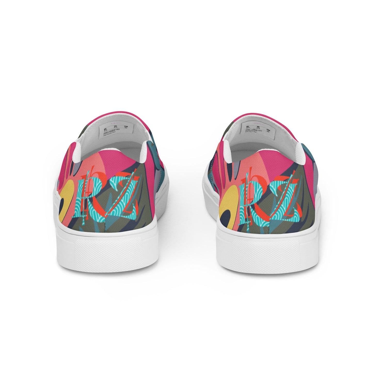 Zapatillas de lona sin cordones para mujer RZ
