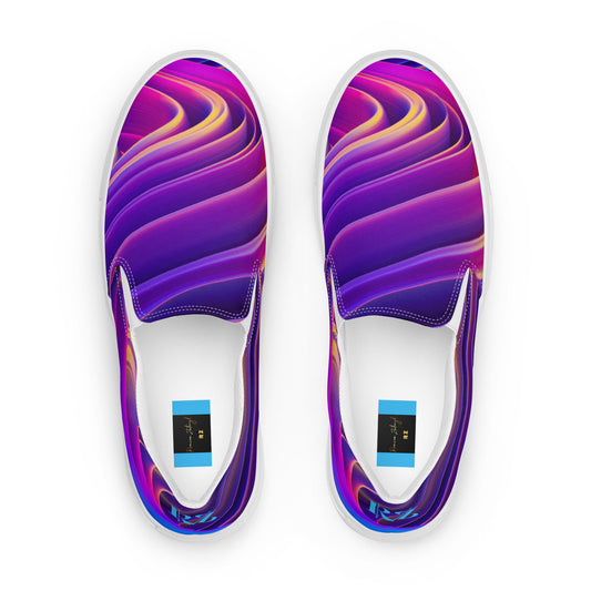 Zapatillas de lona sin cordones para mujer RZ