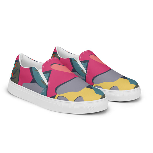 Zapatillas de lona sin cordones para mujer RZ